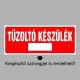 Tűzvédelmi matricák, táblák, jelek, piktogramok, - Tűzvédelmi jelek - Tűzoltó készülék