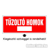 Tűzoltó homok