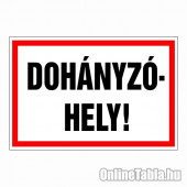 Dohányzóhely!