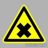 Figyelmeztető matricák, táblák, jelek, piktogramok - Piktogramok - Ártalmas vagy ingerlő anyag