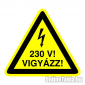 Vigyázz! 230V!