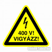 Vigyázz! 400V!