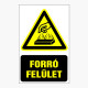 Forró felület