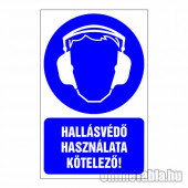 Hallásvédő használata kötelező!