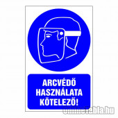 Arcvédő használata kötelező!