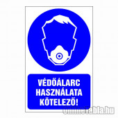 Védőálarc használata kötelező!