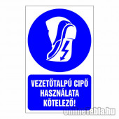 Vezetőtalpú cipő használata kötelező!