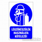 Légzőkészülék használata kötelező!