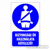 Biztonsági öv használata kötelező!