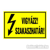 VIGYÁZZ! SZAKASZHATÁR!