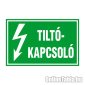 TILTÓKAPCSOLÓ