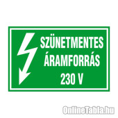 SZÜNETMENTES ÁRAMFORRÁS 230 V