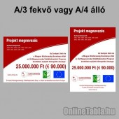Uniós Projekt táblák - Új Magyarország Vidékfejlesztési Program (ÚMVP) - Gép- és eszközdekoráció - LEADER