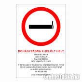 DOHÁNYZÁSRA KIJELÖLT HELY (4 nyelvű)