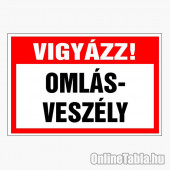 Vigyázz! Omlásveszély