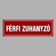Férfi zuhanyzó