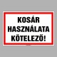 Cégtábla, cégfelirat, ajtótábla, ajtófelirat, üzleti tábla, irodai tábla, irányítótábla - KOSÁR HASZNÁLATA KÖTELEZŐ!