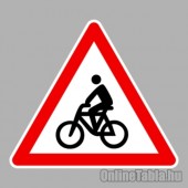KRESZ tábla, Közúti jelzőtábla - "A" Veszélyt jelző táblák - Kerékpárosok