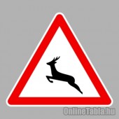 KRESZ tábla, Közúti jelzőtábla - "A" Veszélyt jelző táblák - Szabadon élő állatok