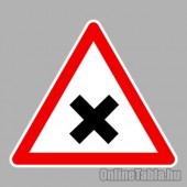 KRESZ tábla, Közúti jelzőtábla - "A" Veszélyt jelző táblák - Egyenrangú utak kereszteződése