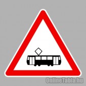 KRESZ tábla, Közúti jelzőtábla - "A" Veszélyt jelző táblák - Villamos