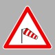 KRESZ tábla, Közúti jelzőtábla - "A" Veszélyt jelző táblák - Oldalszél