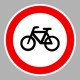 KRESZ tábla, Közúti jelzőtábla - "C" Tilalmi jelzőtáblák - Kerékpárral behajtani tilos