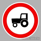 KRESZ tábla, Közúti jelzőtábla - "C" Tilalmi jelzőtáblák - Mezőgazdasági vontatóval behajtani tilos