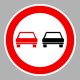 KRESZ tábla, Közúti jelzőtábla - "C" Tilalmi jelzőtáblák - Előzni tilos