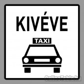 KRESZ tábla, Közúti jelzőtábla - "H" Kiegészítő jelzőtáblák - Kivéve Taxi