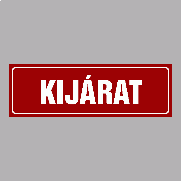 Kijárat