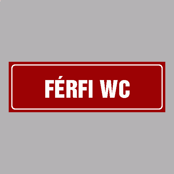 Férfi WC