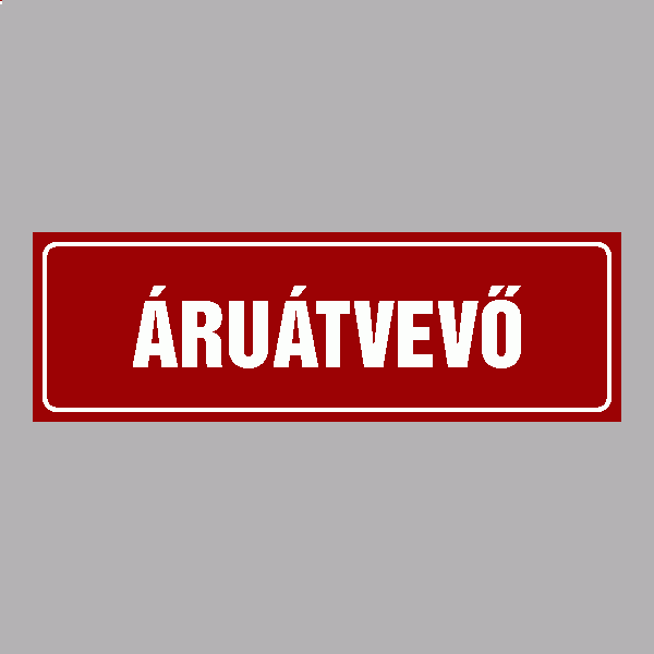 Áruátvevő