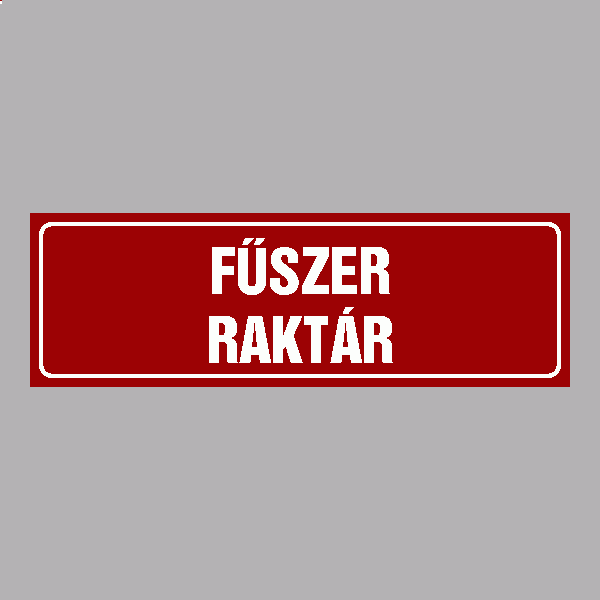 FŰSZER RAKTÁR