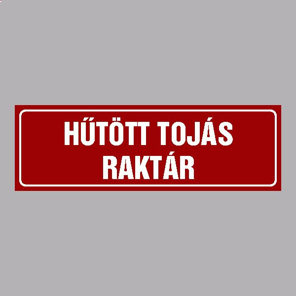 HŰT&Ouml;TT TOJ&Aacute;S RAKT&Aacute;R
