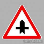 KRESZ tábla, Közúti jelzőtábla - "A" Veszélyt jelző táblák - Útkereszteződés alárendelt úttal