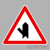 KRESZ tábla, Közúti jelzőtábla - "A" Veszélyt jelző táblák - Útkereszteződés alárendelt úttal balról