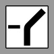 KRESZ tábla, Közúti jelzőtábla - "H" Kiegészítő jelzőtáblák - Főútvonal Vonalvezetése